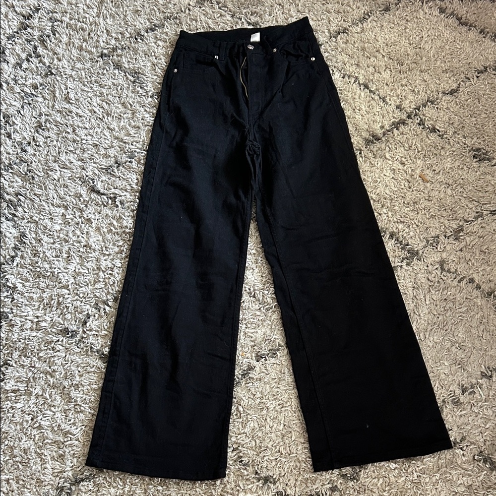 Divided Midnight Black Wide-Leg Jeans